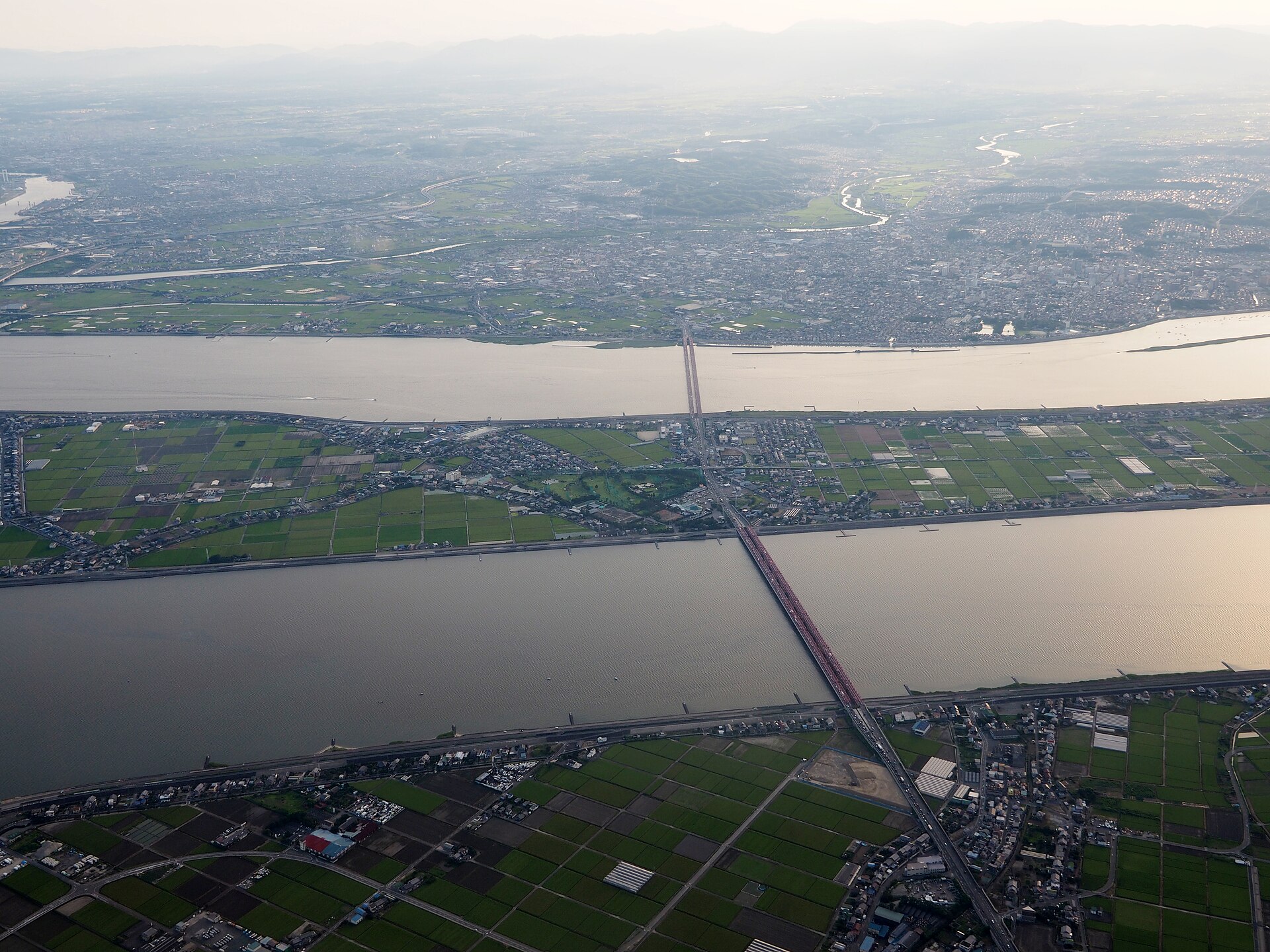 荒瀬川周辺の空撮